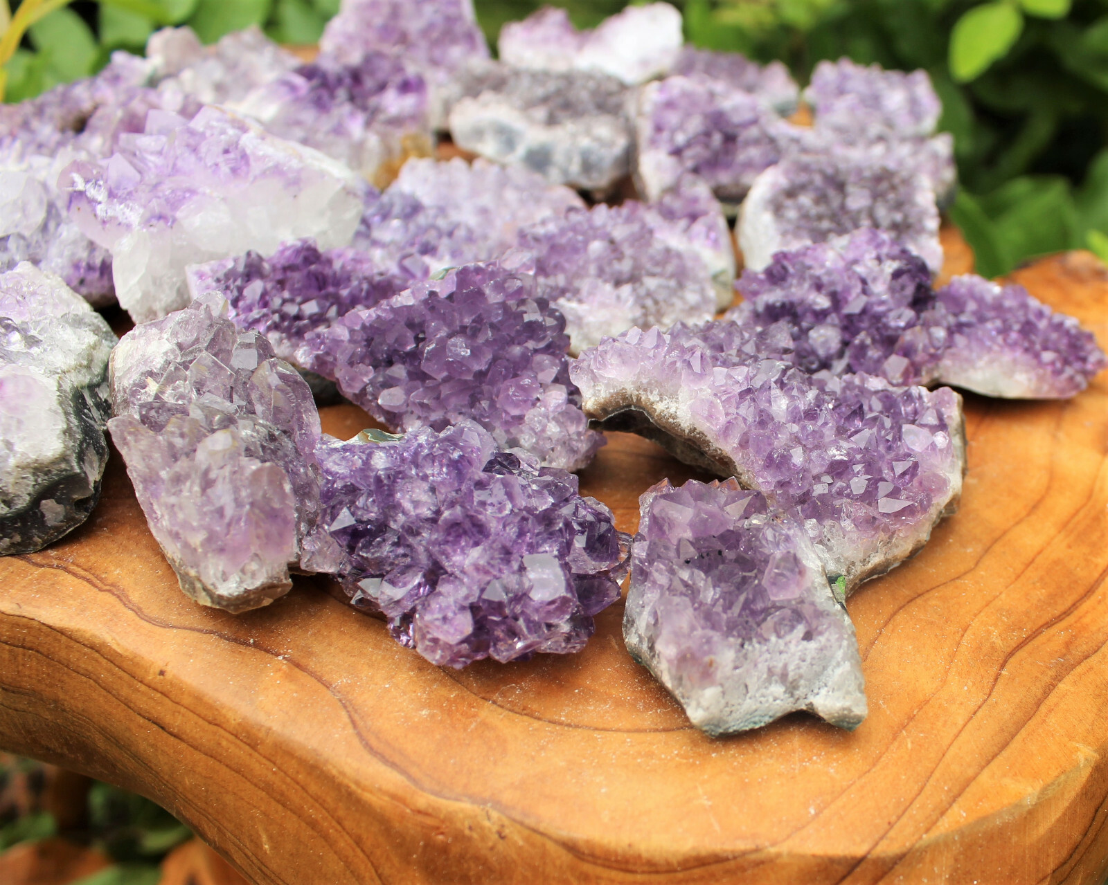 Bulk 1/2 lb Lot Natural Amethyst Crystal Clusters Geodes Gemstone (2 – 3 Pieces)