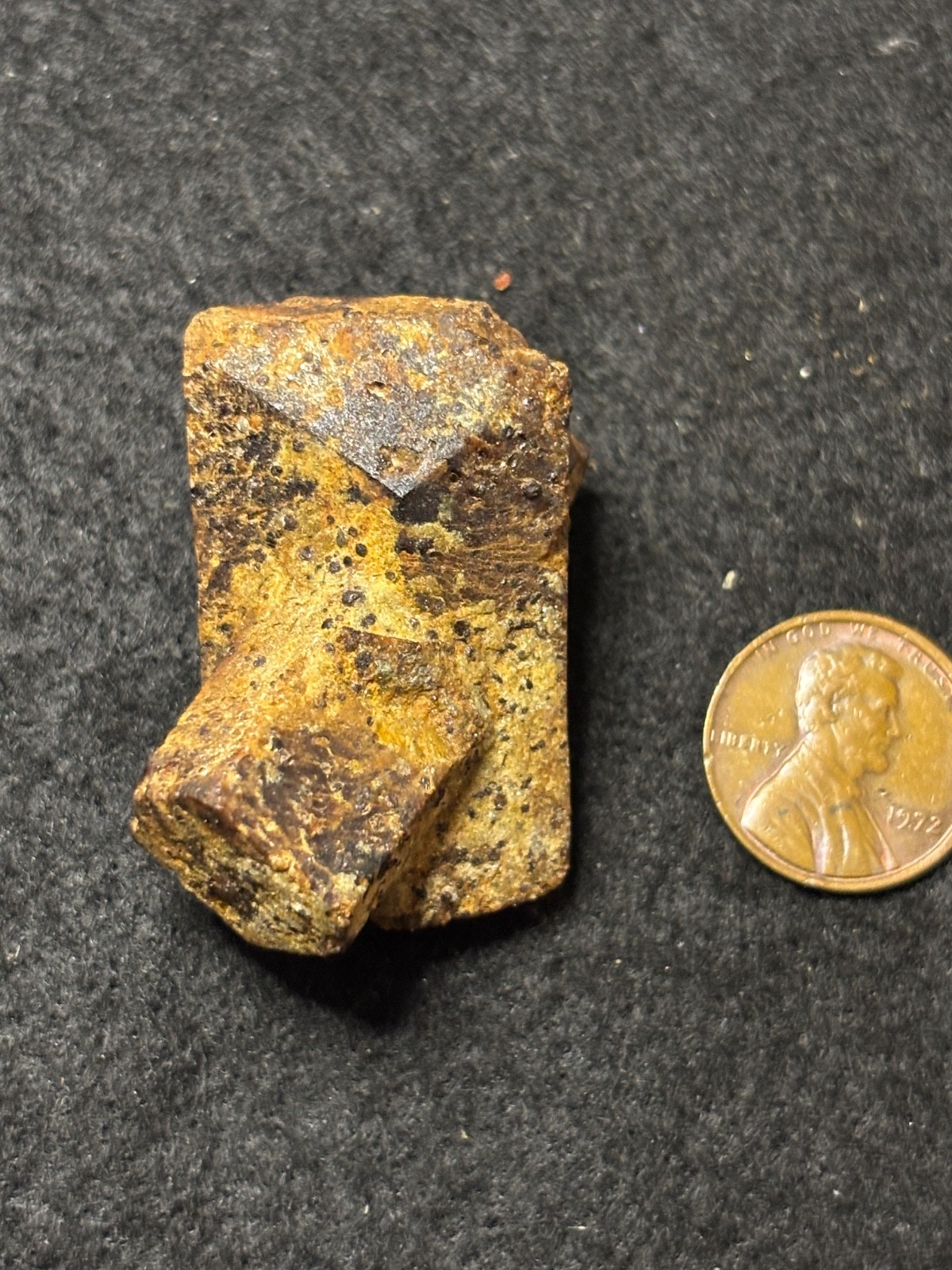 Staurolite Crystal Fairy Cross St Andrew’s Cross Fannin County Georgia 1.75”Inch