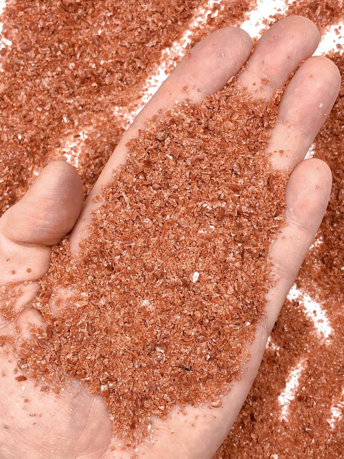 Crushed Red Goldstone Sand, 2mm-0.25mm, Inlay, Resin Jewelry, Metaphysical Art