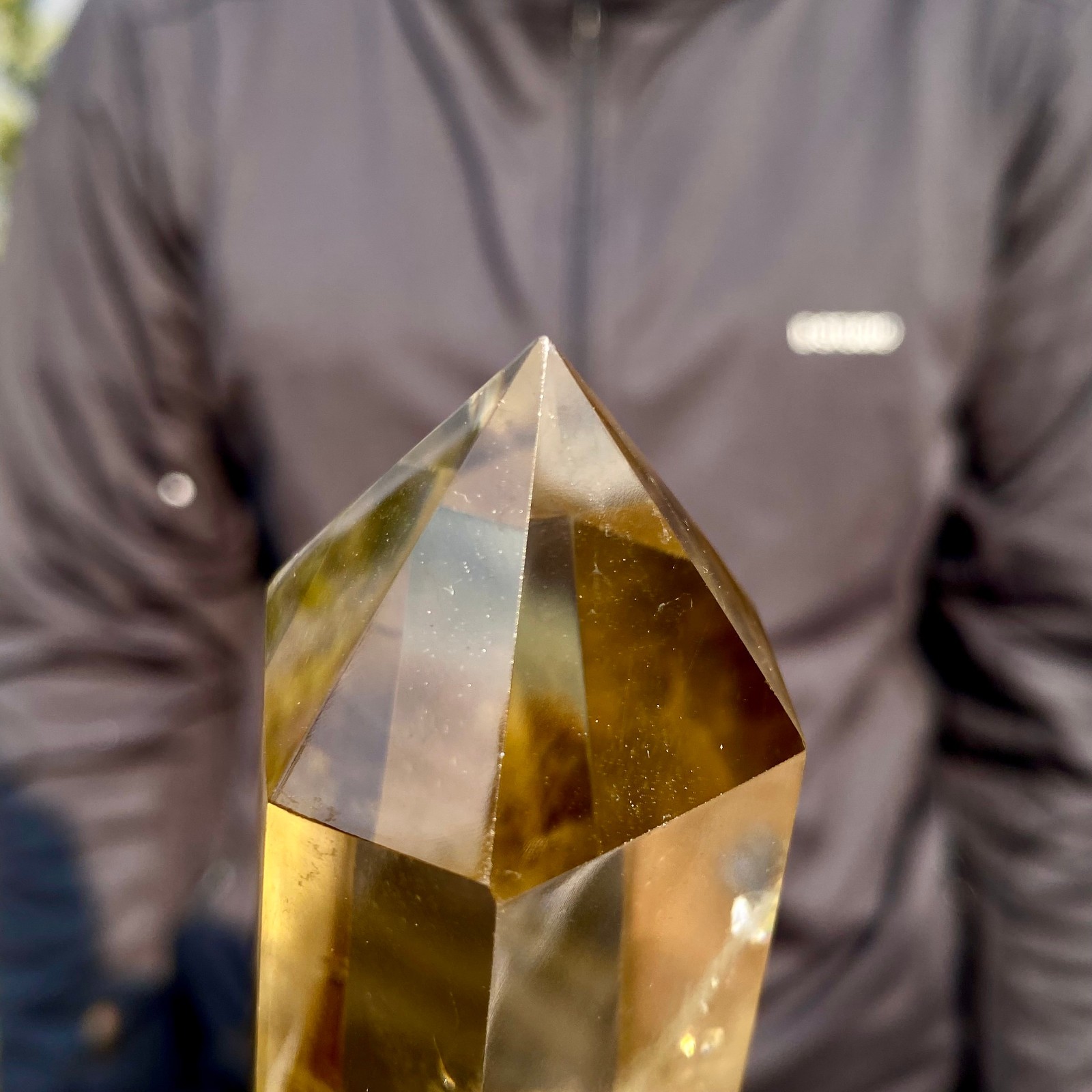 431G Citrine obelisk energy column Reiki healing