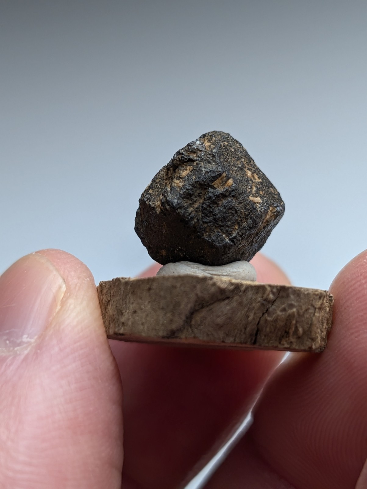 Magnetite crystal, Magnet Cove, Hot Spring County, Arkansas, USA, Old Stock