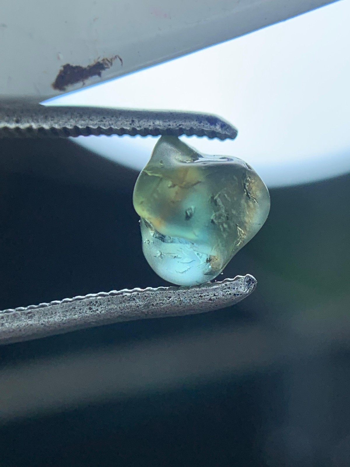 1.85 Crts Gorgeous Piece Facet Grade Blue & Green (Teal) sapphire Rough