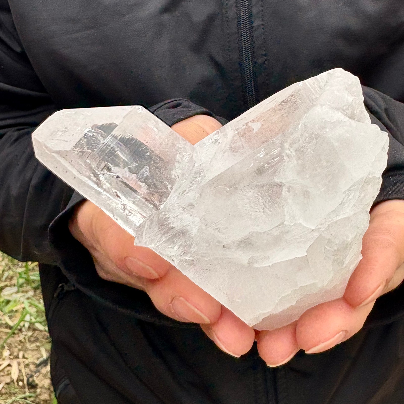 300G A+++Natural white Crystal Himalayan quartz chunk mineralsls