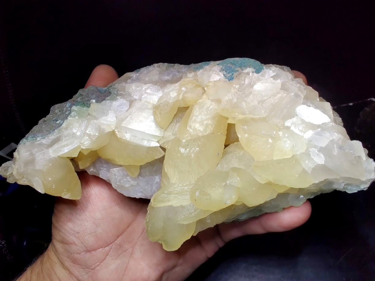 XXL Pink & White UV-Reacting Calcite Specimen: 2lb Museum Grade, See VIDEO