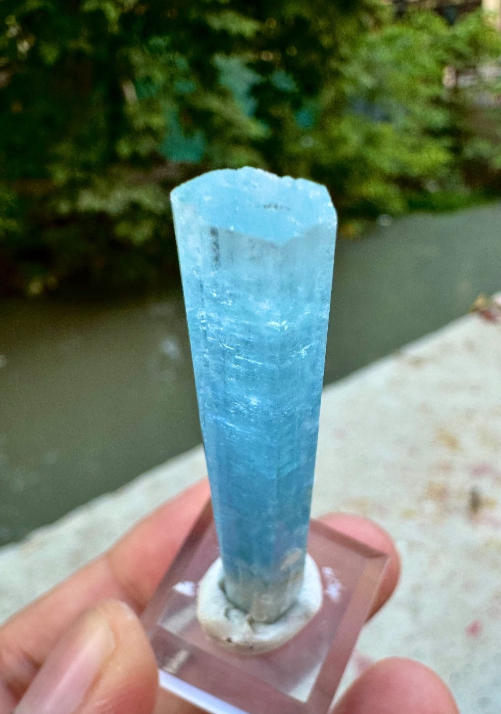 Natural Rich Blue Aquamarine Crystal , Shigar Valley , Skrdu @ Mineral Specimens