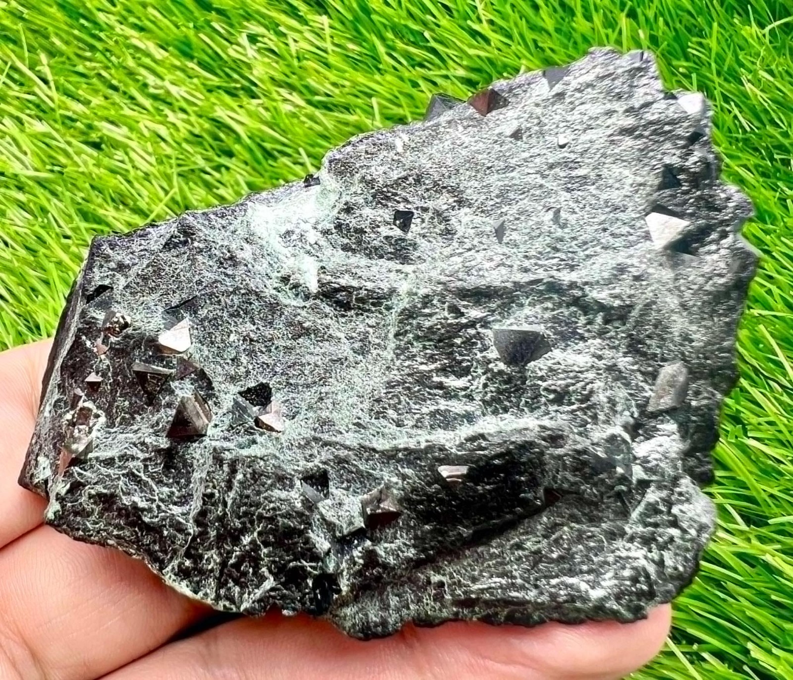 123 GM Magnetite Crystals On Matrix From Skardu Pakistan