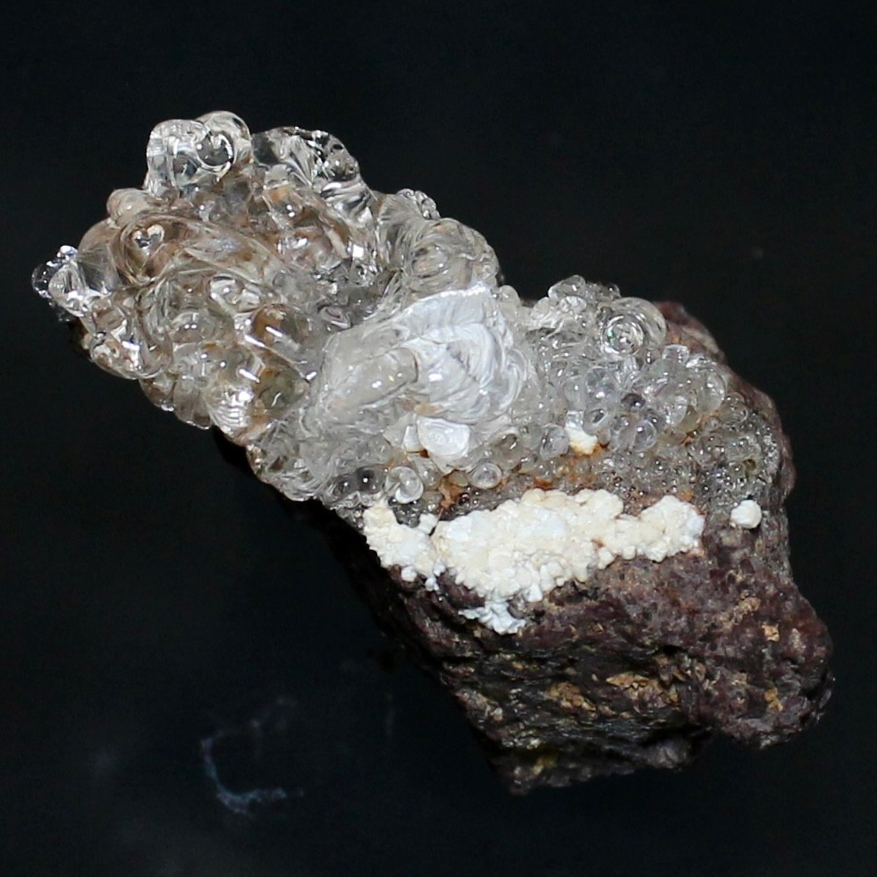 HYALITE, FLUORAPATITE. Valec, Karlovy Vary District, Czech Republic #5020