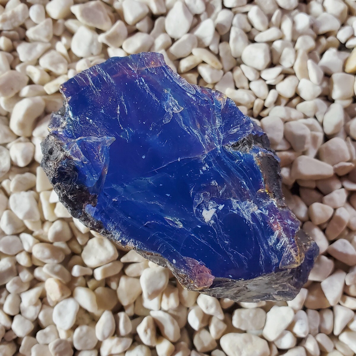 105 Grams Sumatran Blue Amber Rough #99