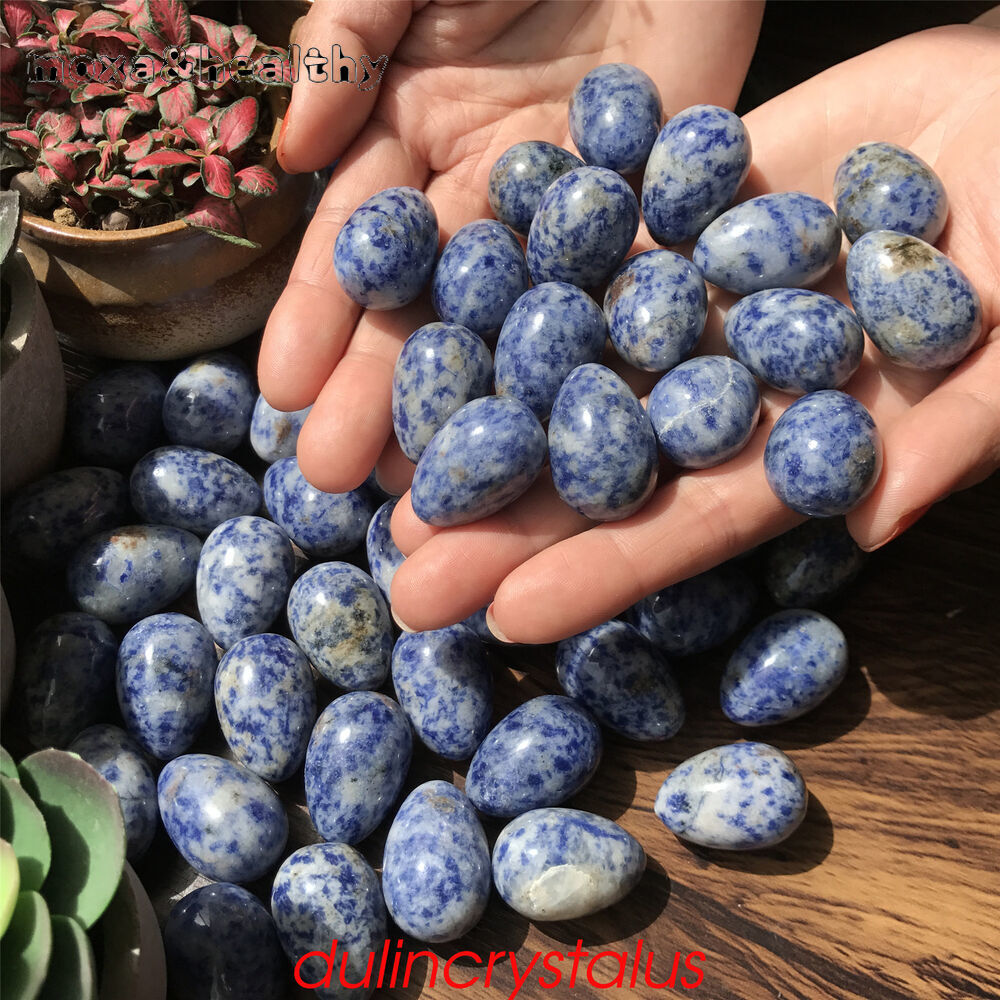 Natural Dot stone eggs quartz crystal pendant mineral carved skull reiki 10pcs