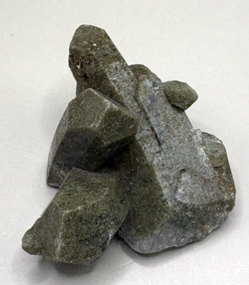 Natural Green Epidote Crystal Cluster Raw Mineral Specimen Collector Stone