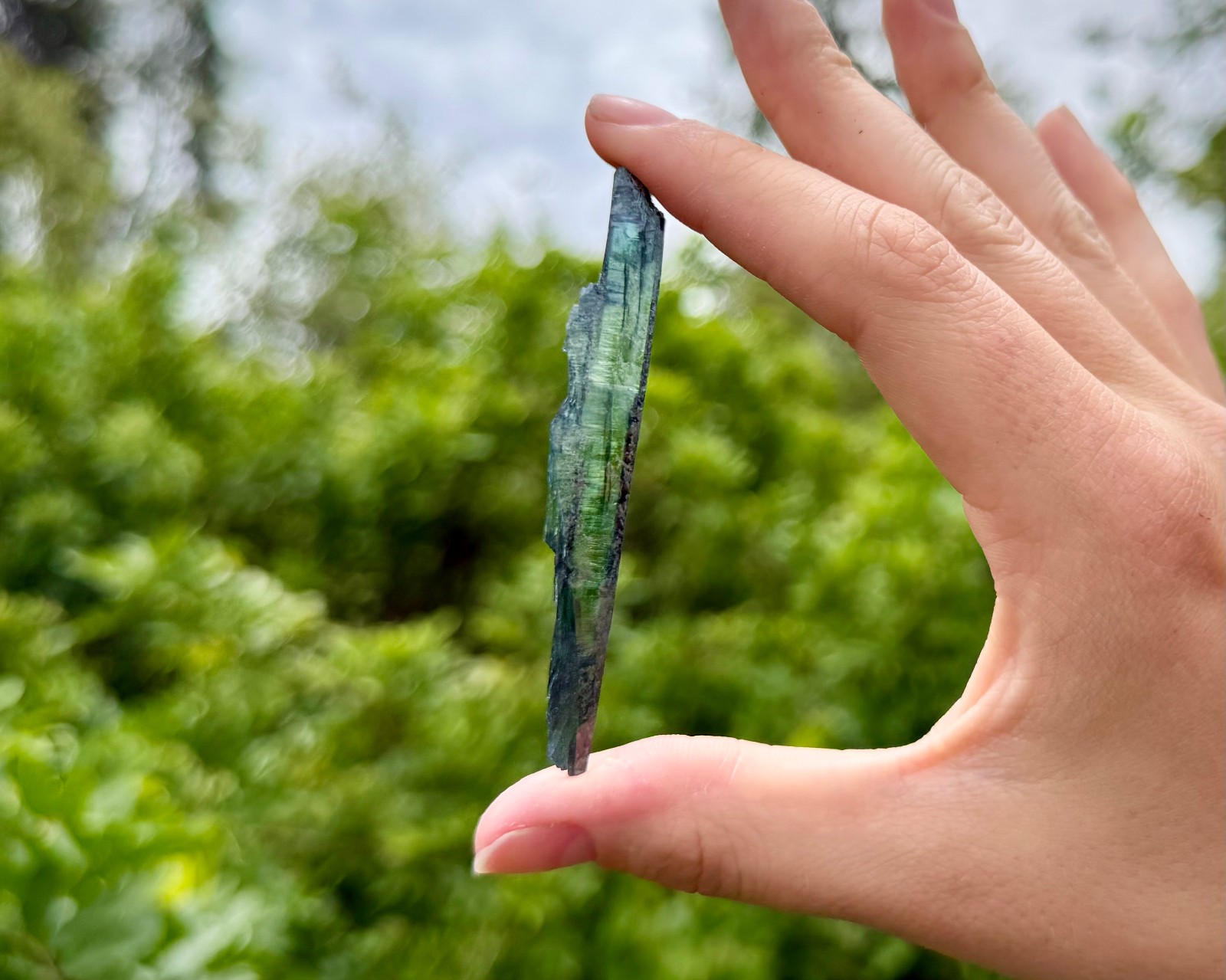 RARE Natural Vivianite Crystal From Brazil – Raw Vivianite Mineral Specimen