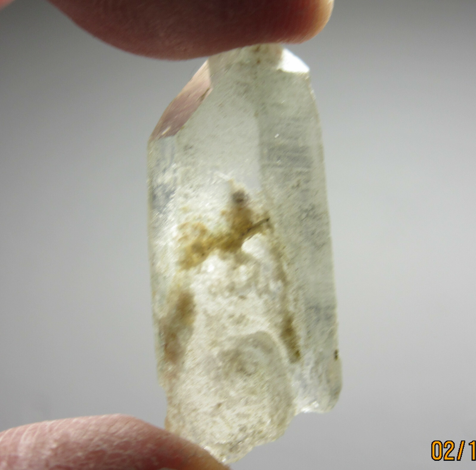 Green Chlorite Quartz Crystal Point Healer 1 3/16 Inch Collectible Reiki GCH-2
