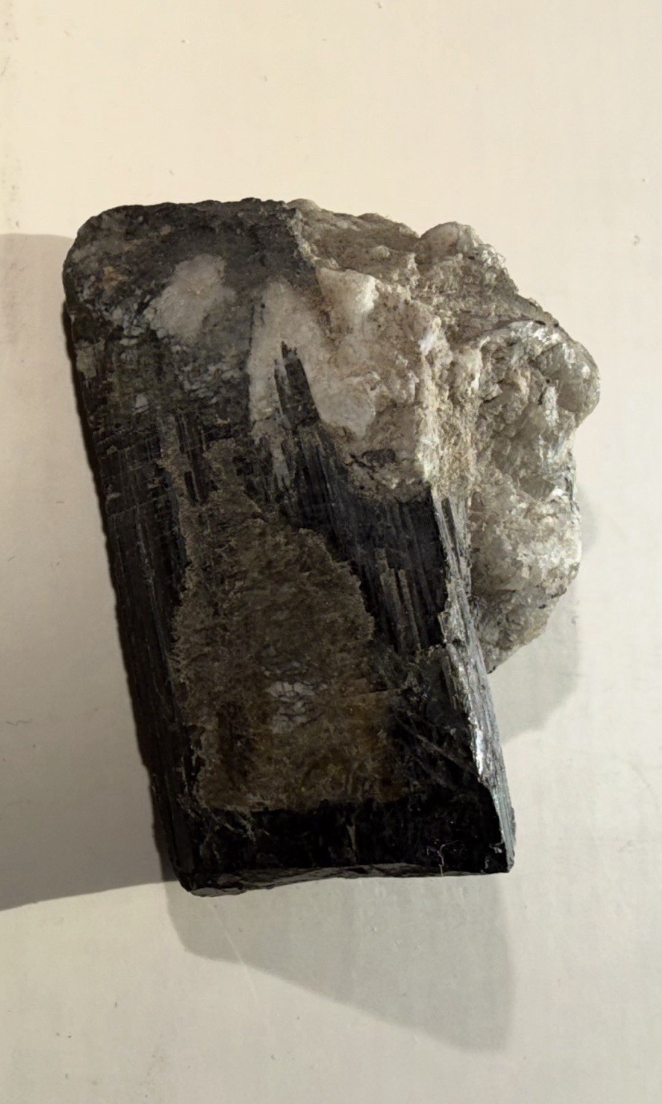 Black Tourmaline & Amethyst Crystal Lot – Raw Natural Stones – Display Specimens