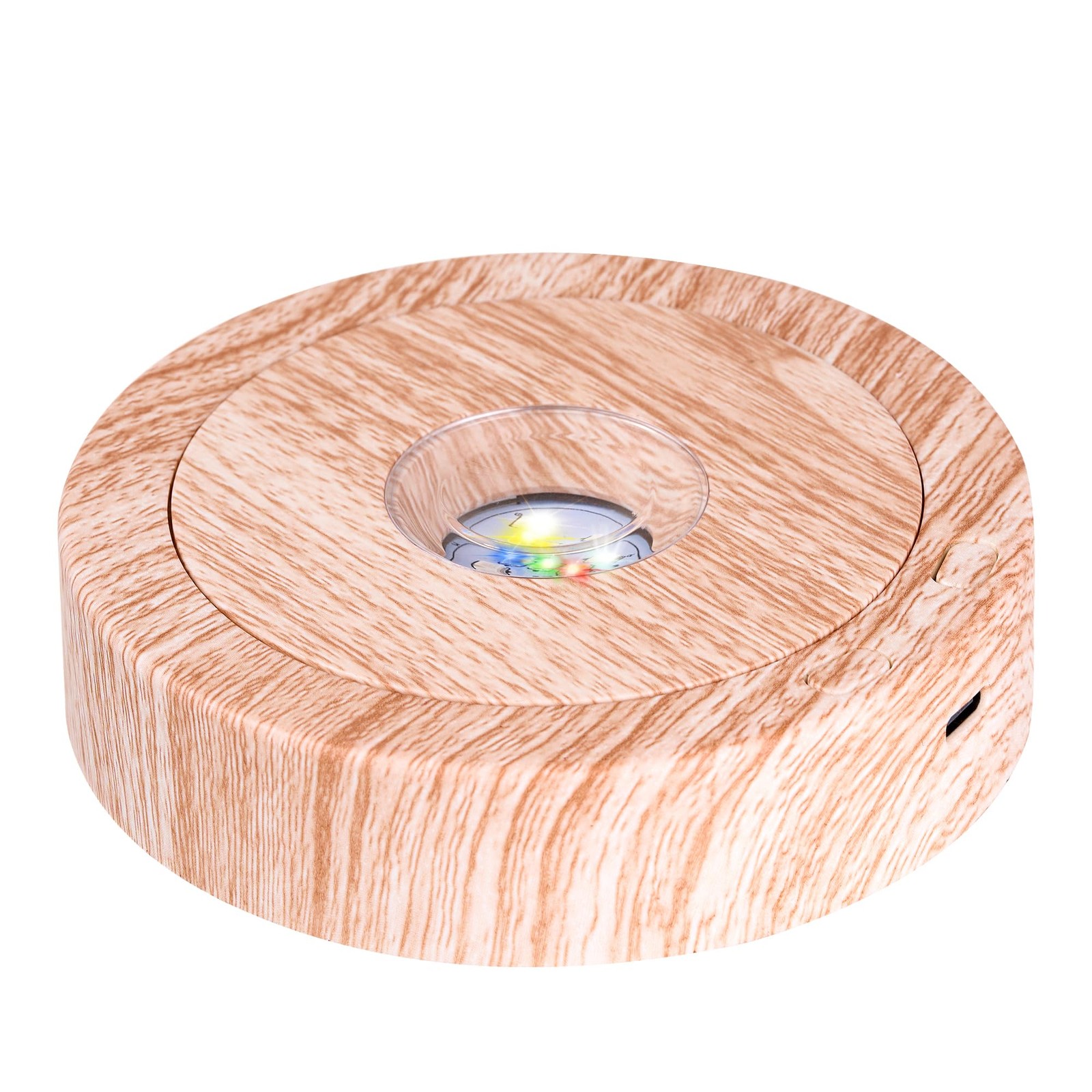 Rotating LED Display Base Colorful Light Crystal Display Base Stand,Suitable …