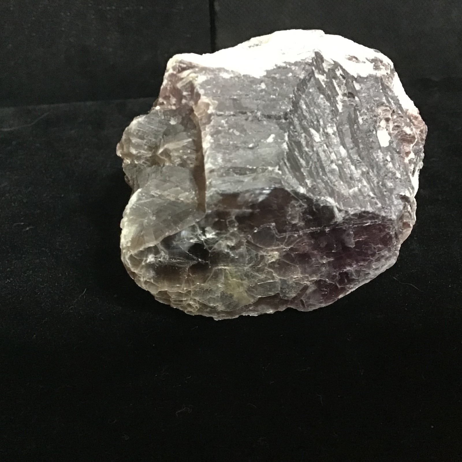 Purple Lepidolite Mica Specimen A Type Of Mica Lilac-Gray Coloring.