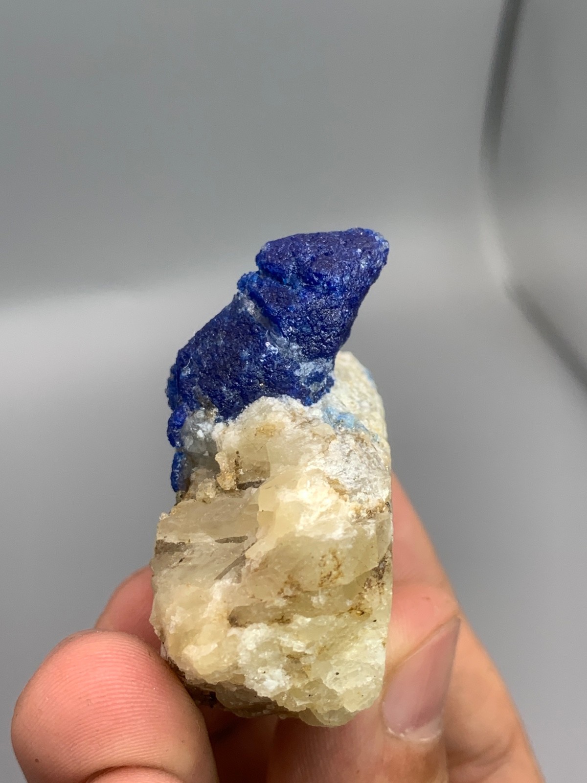 54.7g Afghanite Crystal on Matrix Badakhshan Afghanistan Mineral Specimen