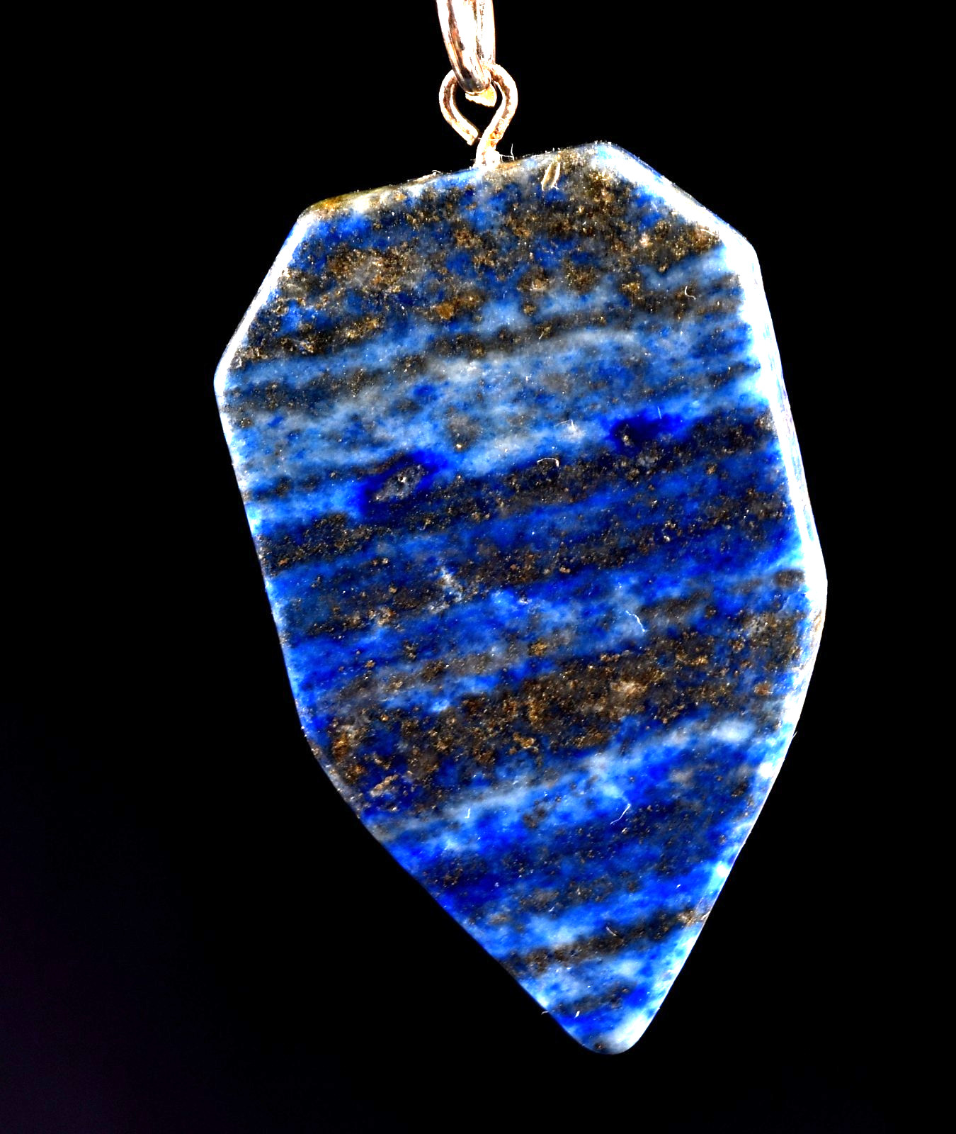 lapiz lazuli pandent psychic attacks, honesty ,compassion 7996