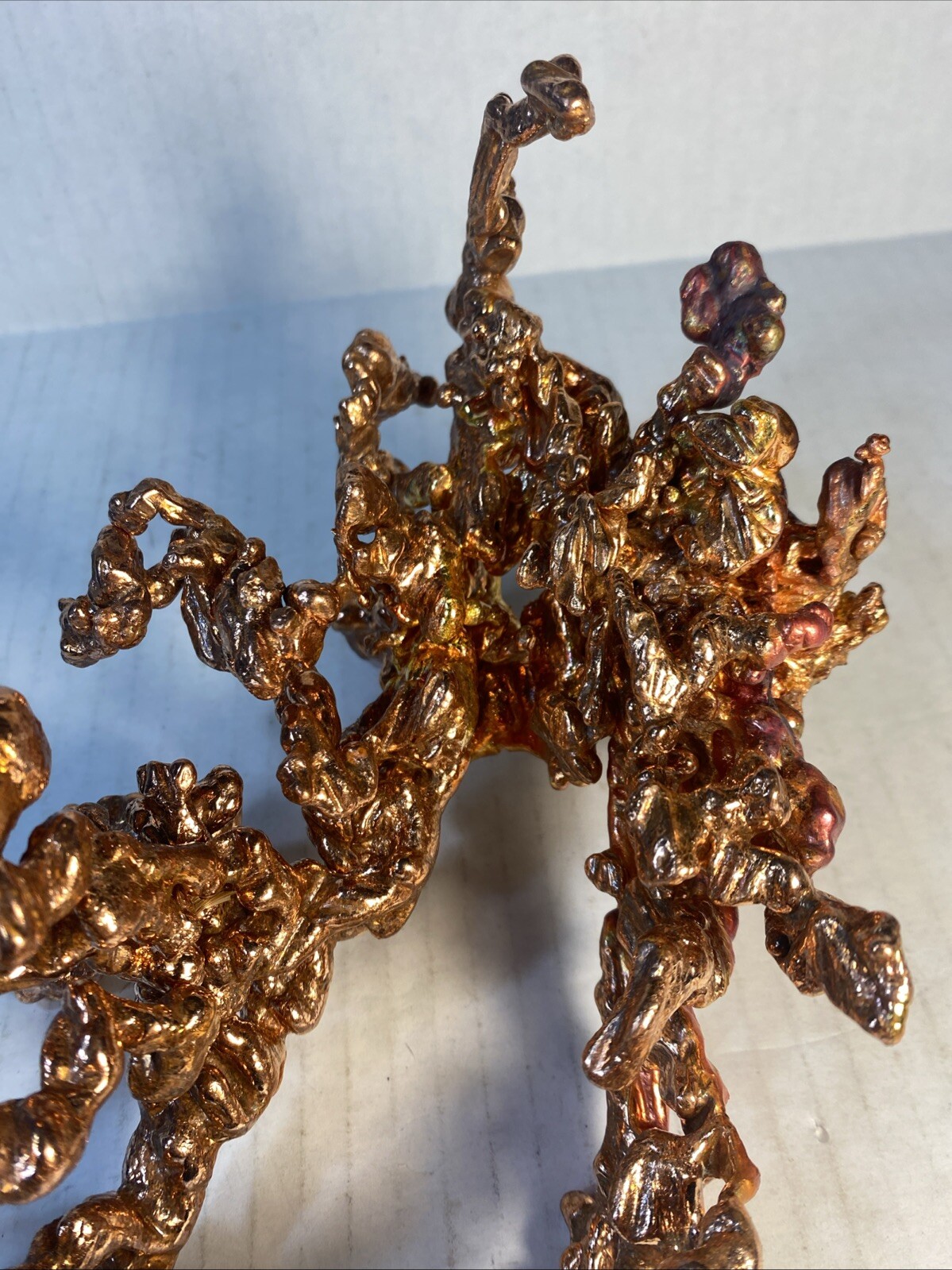 Copper Cluster 2 Lb 13.1 oz. 9 1/2″ x 6″ x 6 1/8″ Splash Specimen Michigan