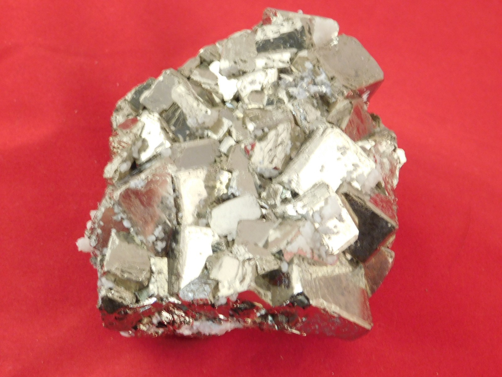 Big! Nice and 100% Natural Pyrite CUBE Cluster Huanzala Mine Peru 764gr