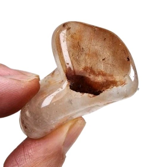 Dreamcoat Lemurian Crystal Polished Stone Brazil 28.8 grams