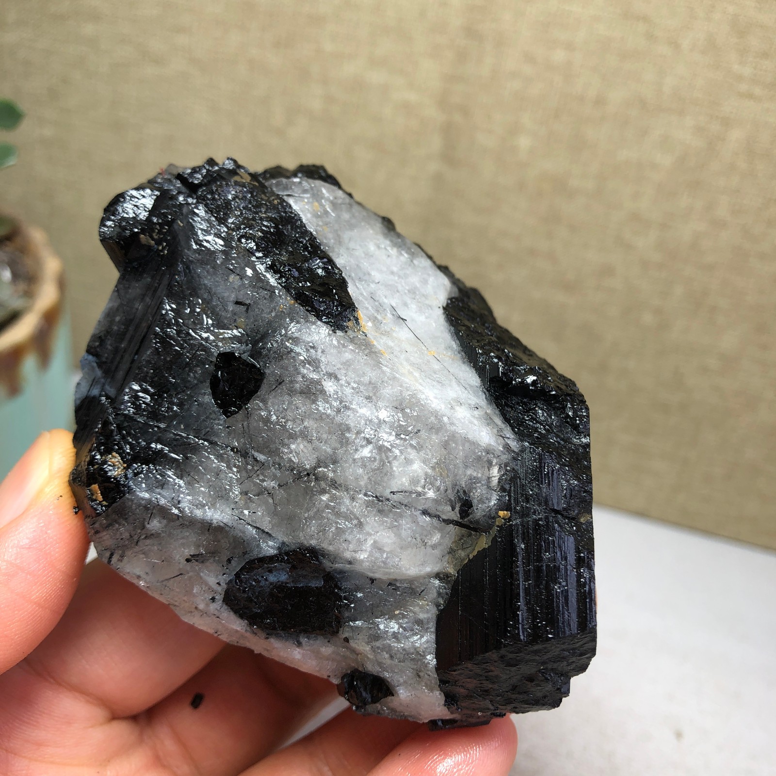 252g Natural tourmaline Crystal paragenesis gemstone original Specimen A4822