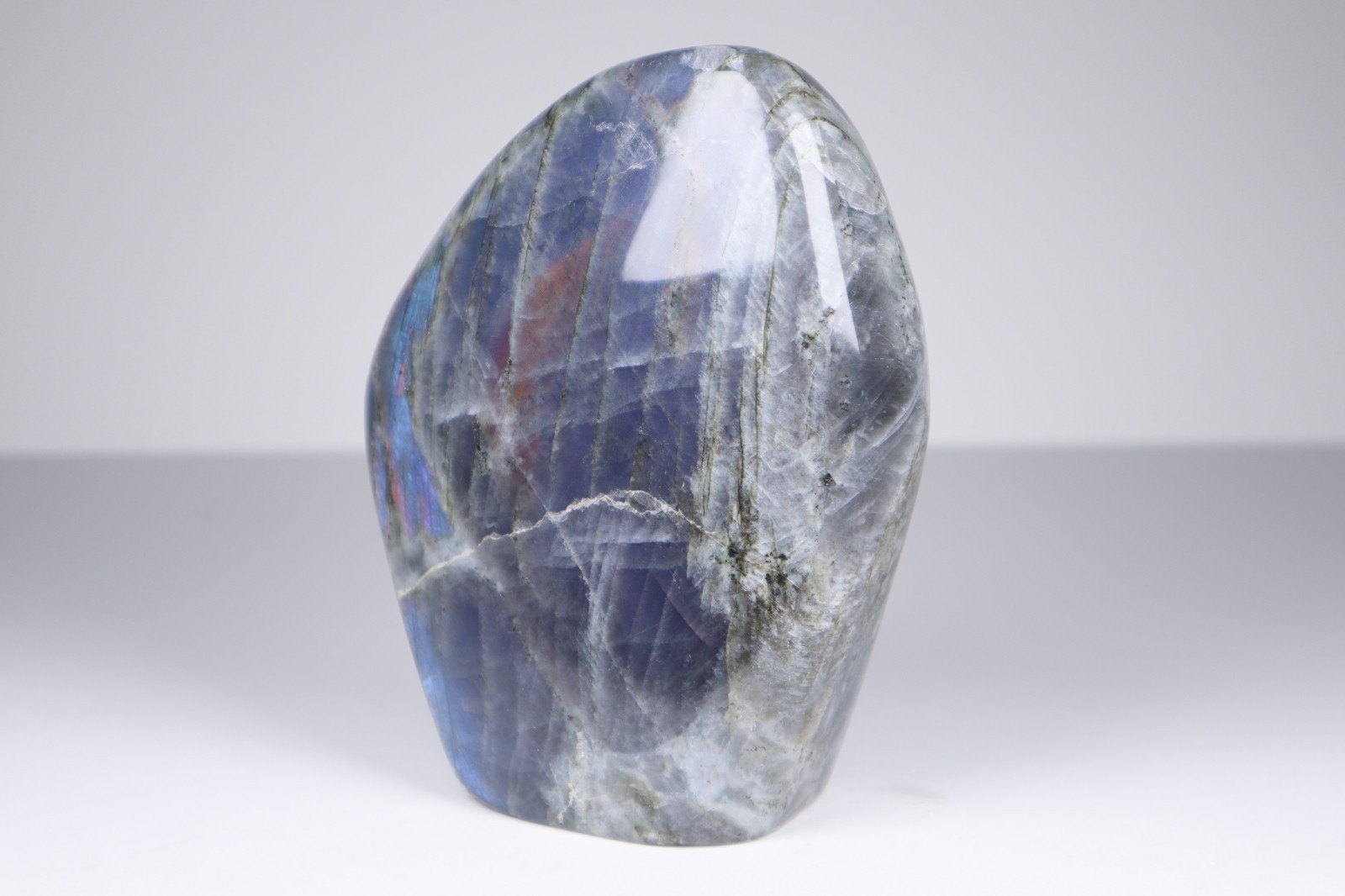 HUGE LABRADORITE Freeform 4lb Rainbow Flash Crystal Blue Gold Display Specimen