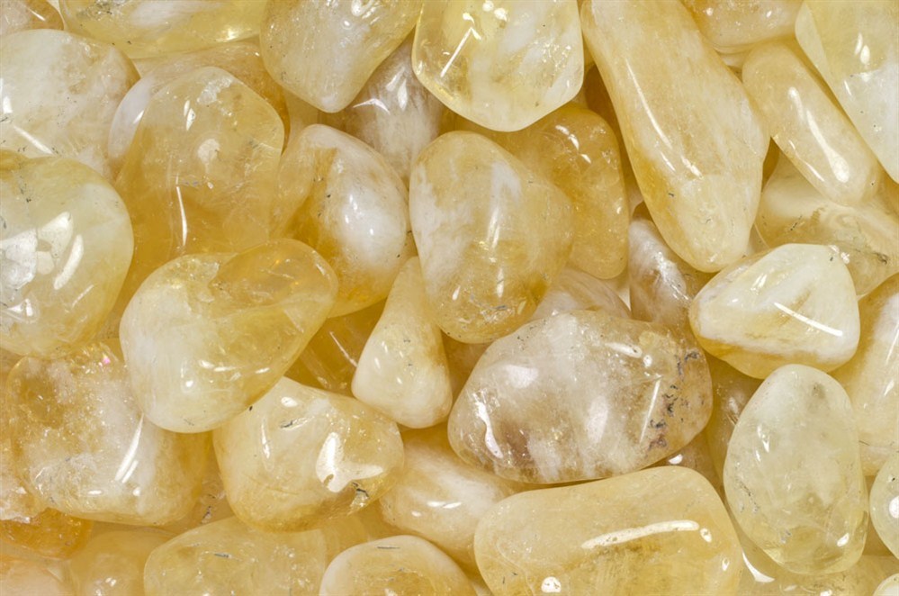 1 Pound Tumbled Citrine – A Grade – Wire Wrapping, Reiki, Crystal Healing