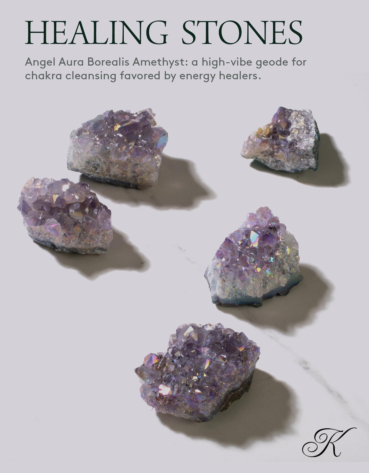 Angel Aura Amethyst Geode for Reiki, Wicca, Crystal Decor & Healing Stones
