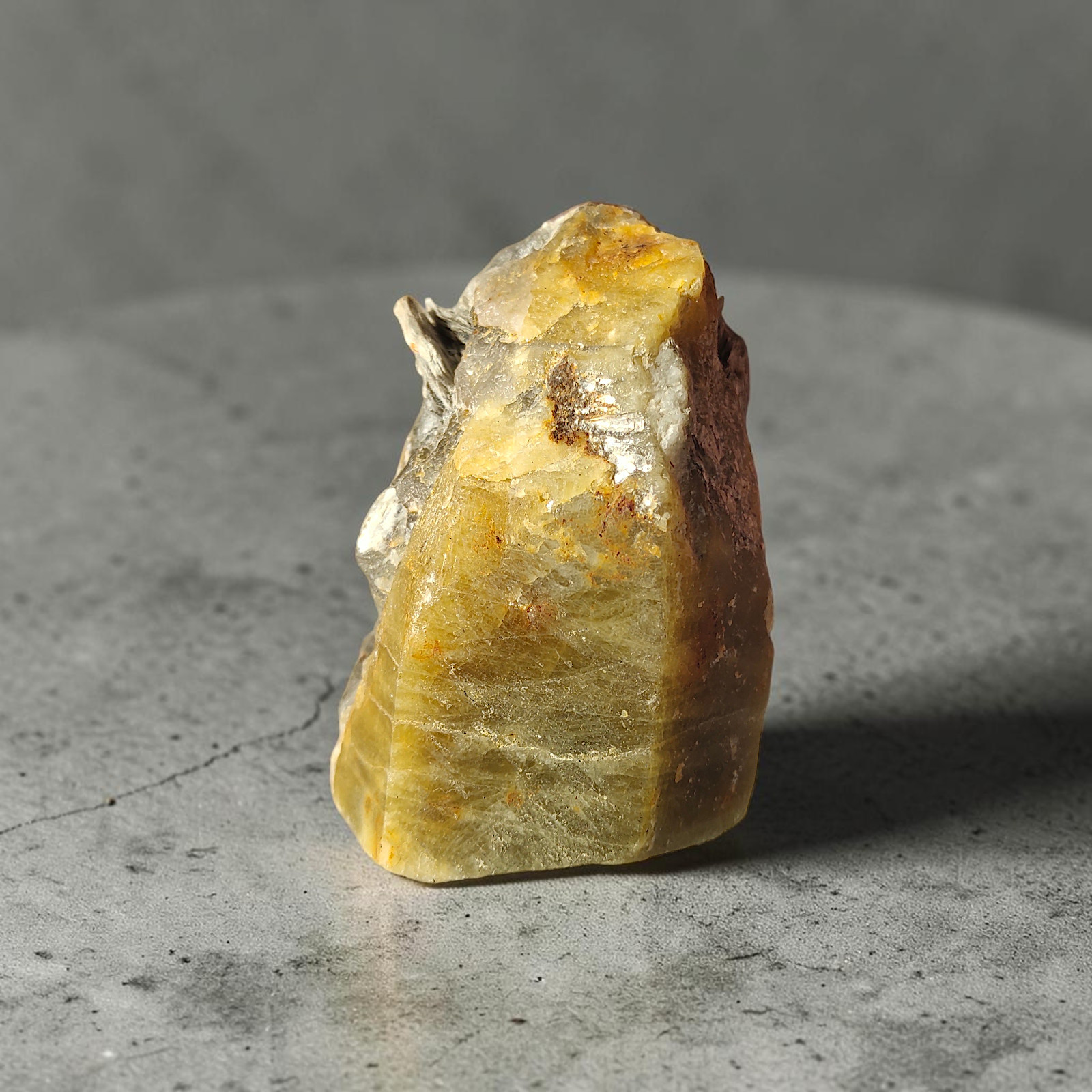 297g Natural Rough Heliodor Beryl Crystal Mineral Specimen Yellow Beryl India