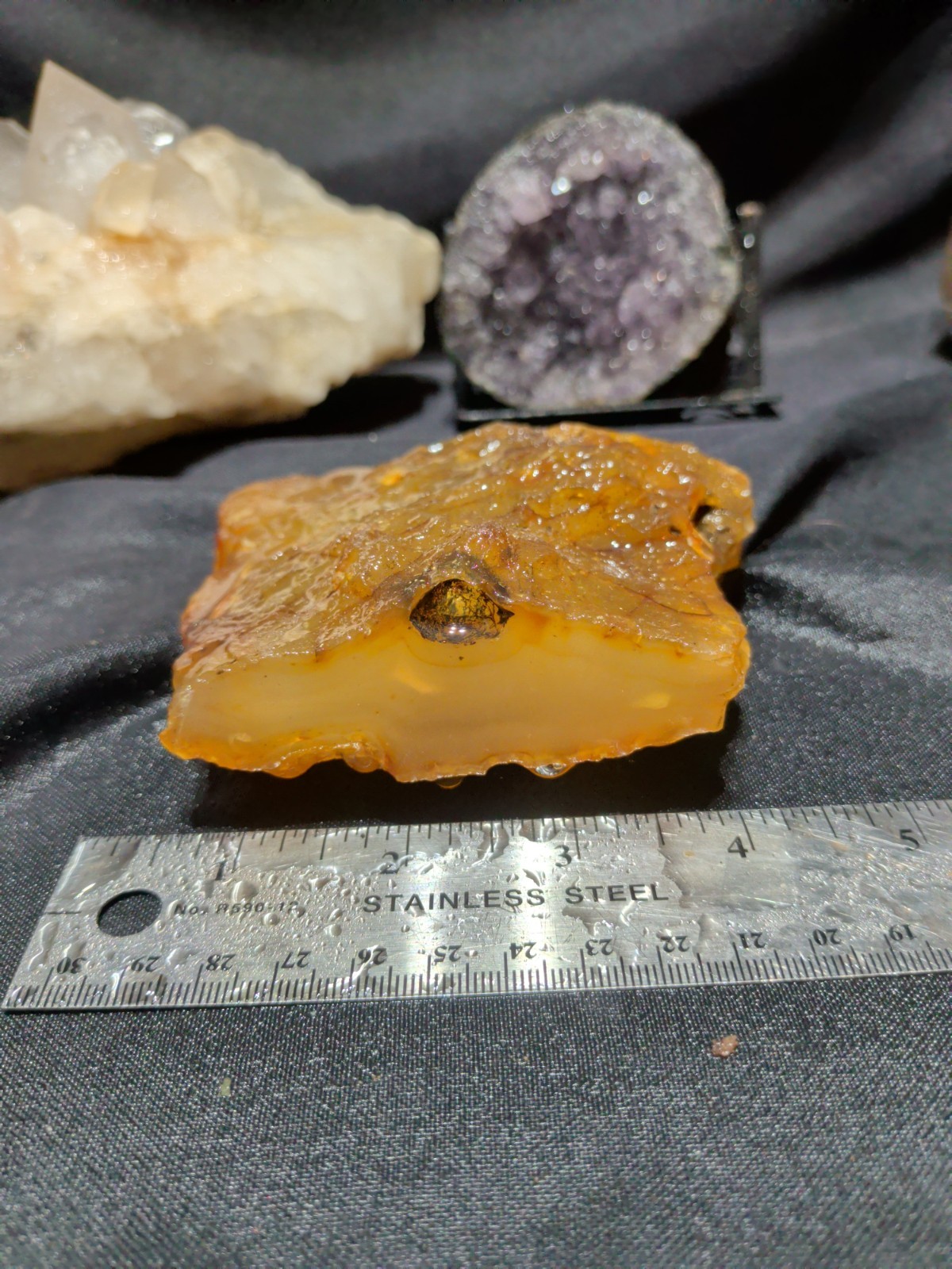 Golden Translucent Specimen Unpolished (1lb 4oz)