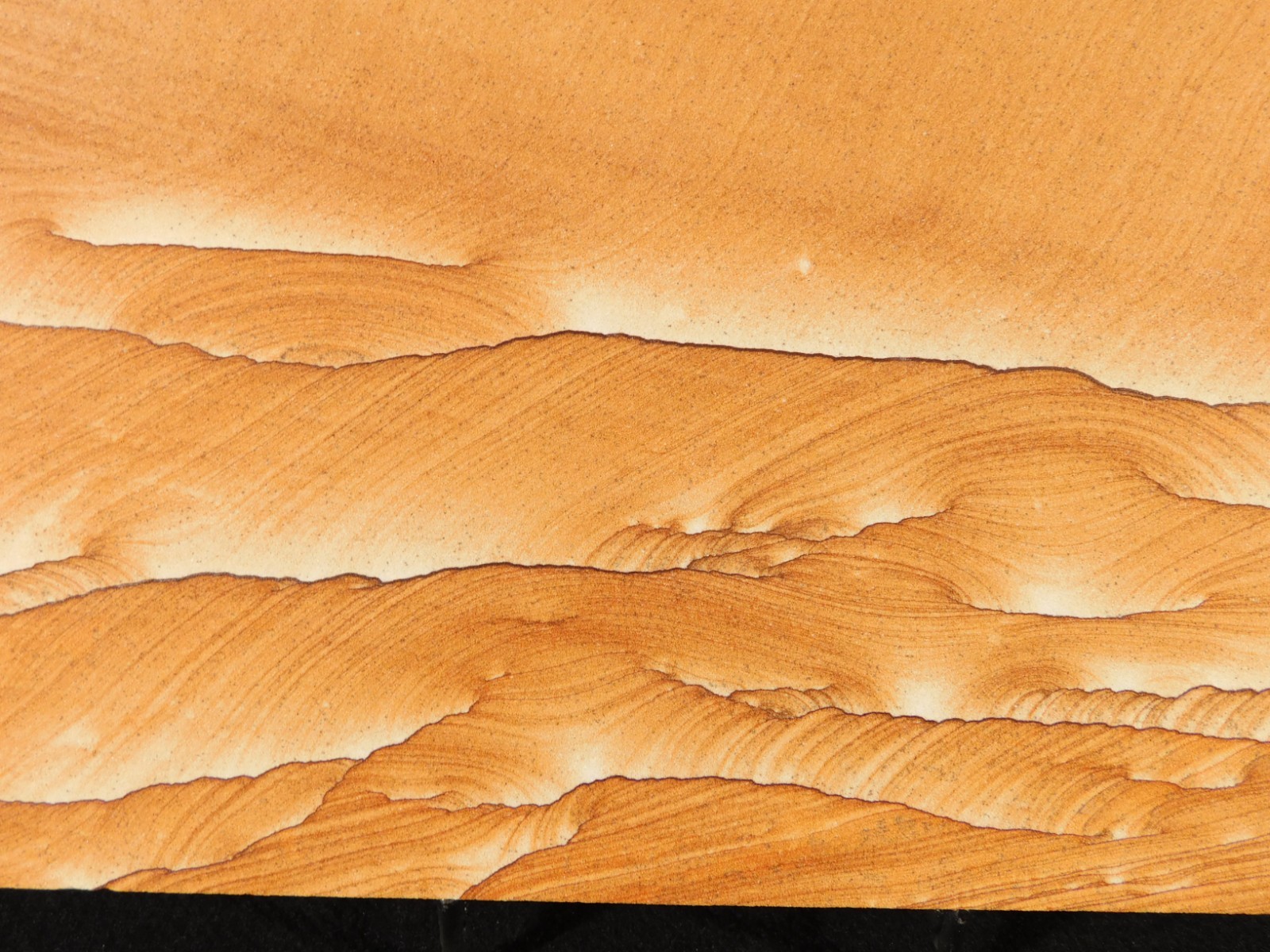 wOw! BIG PICTURE Stone or SANDSTONE Slice/Slab with Display Stand Utah 1041gr