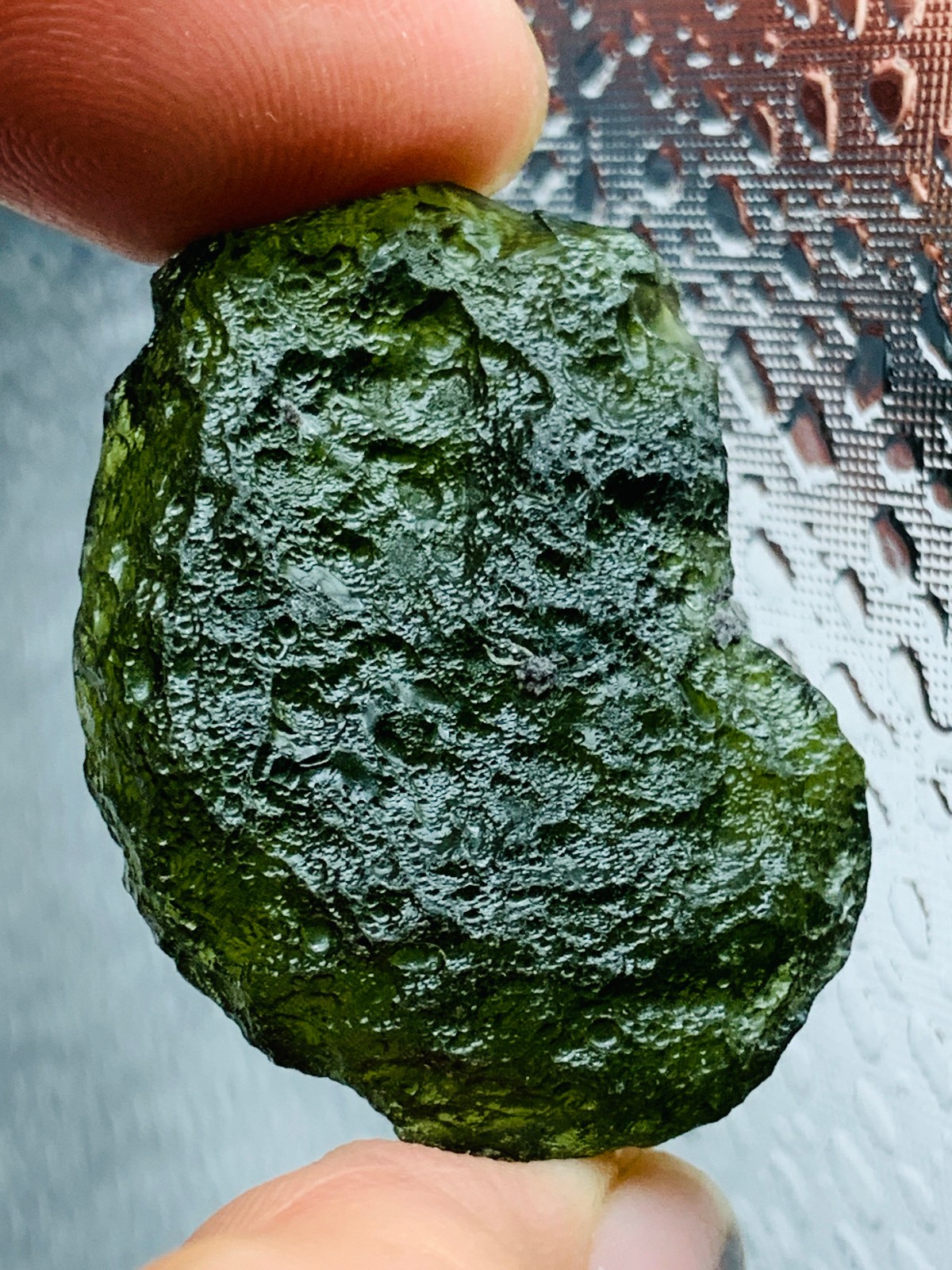 TOP Moldavite Raw Moldavite Crystal from Czech Republic PICcertificate 50CT