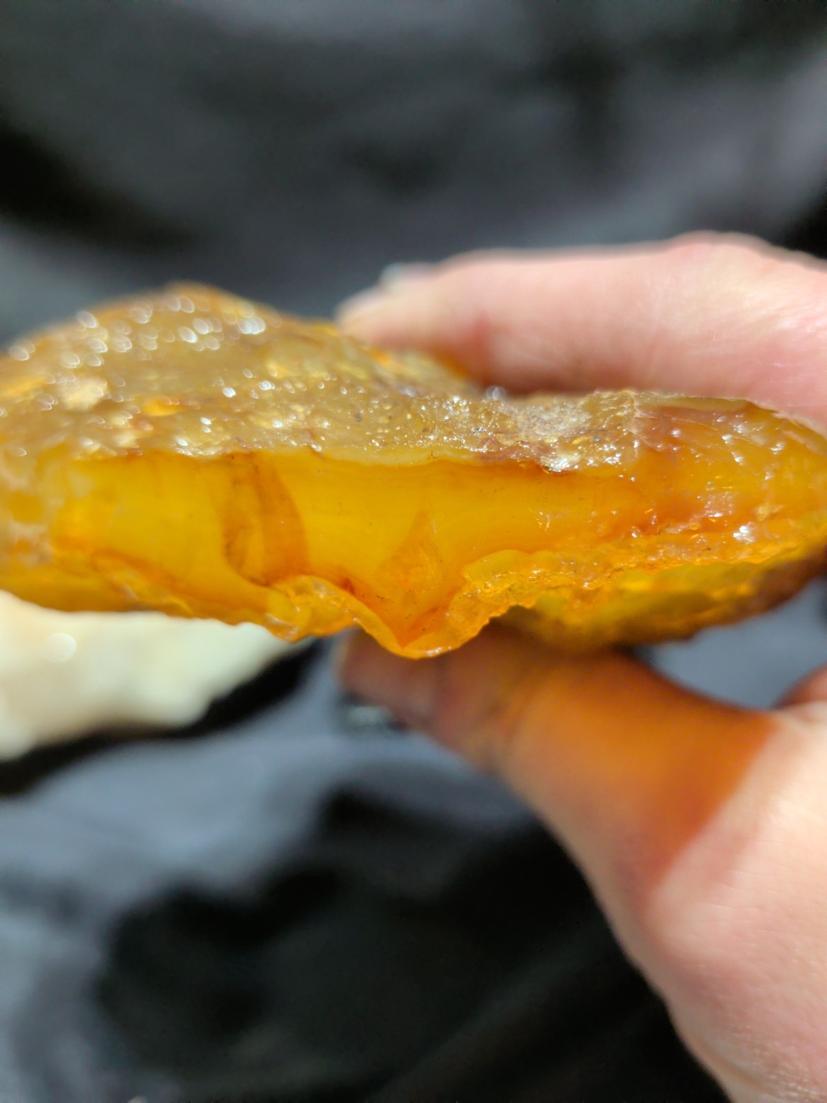 Golden Translucent Specimen Unpolished (1lb 4oz)