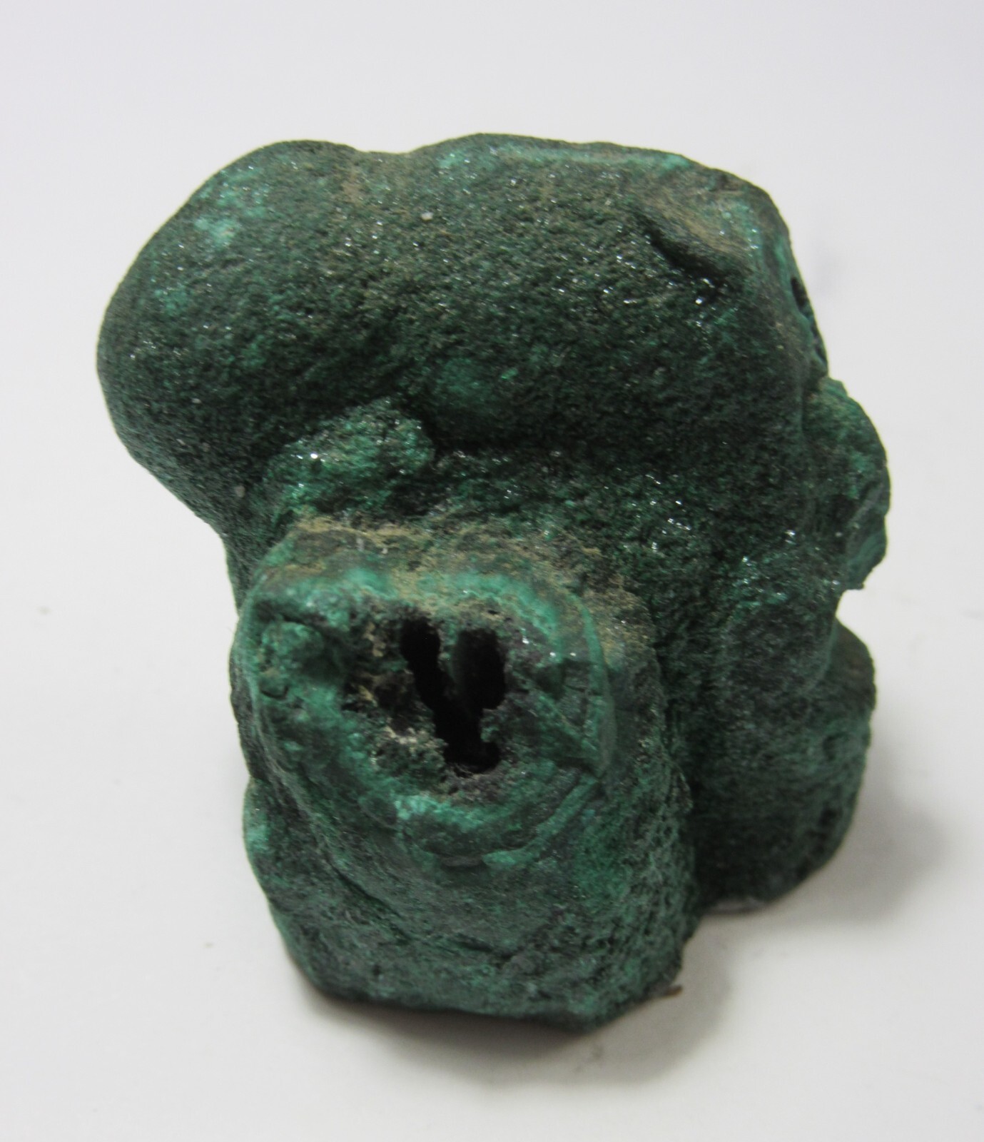 Green Malachite Mineral Nodule Zaire Africa 1 5/8″ Collectible GMNCZA-15s