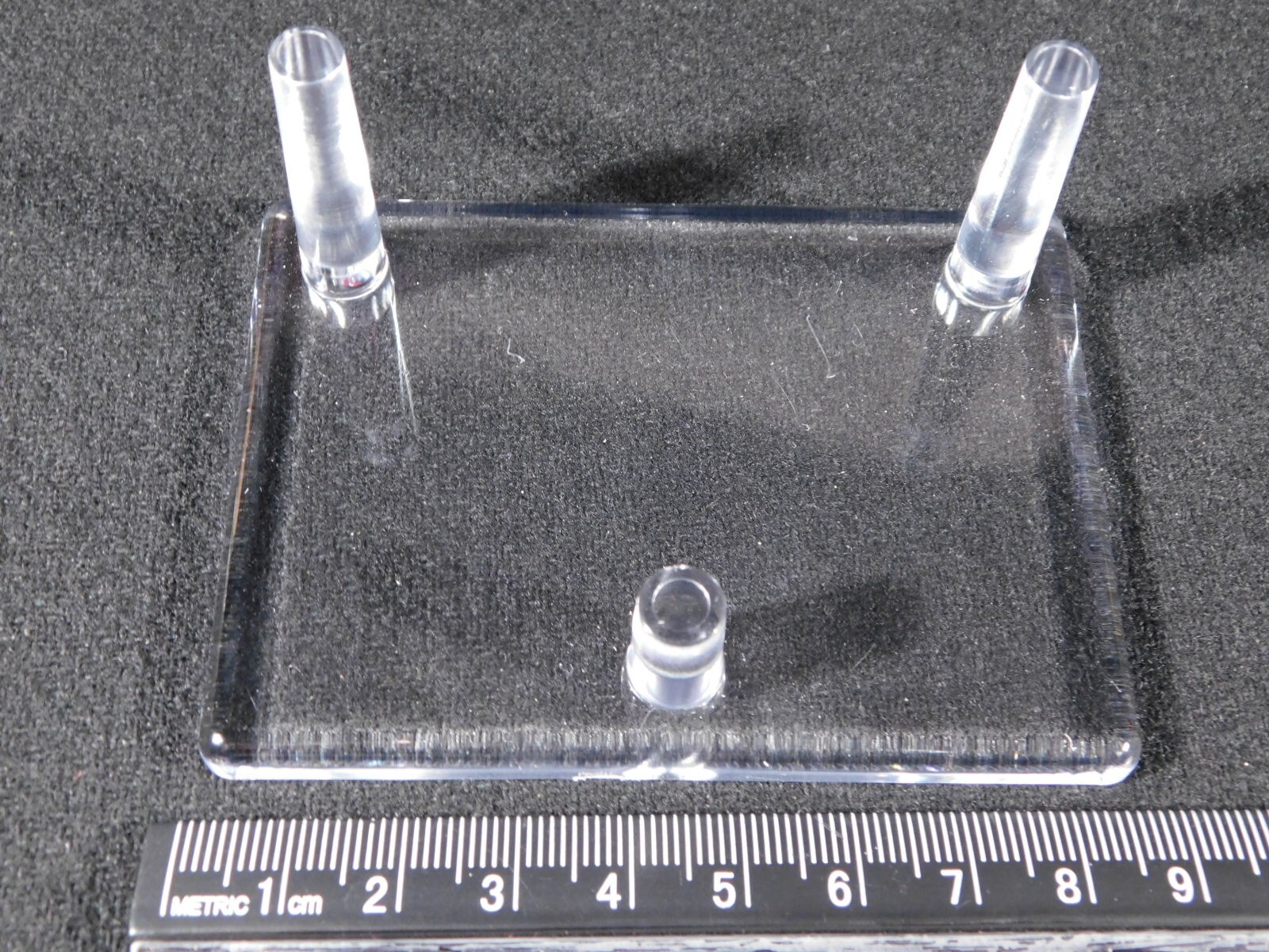 Heavy Duty THREE Post SPHERE Display Stand LARGER Size Clear Acrylic