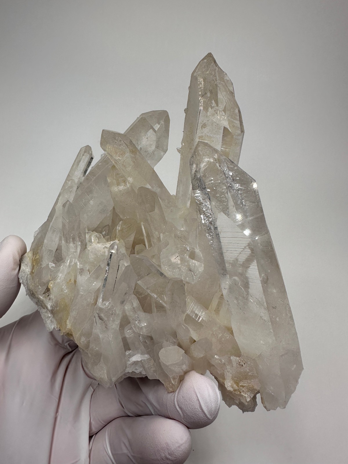 Top Quality Large Clear Arkansas Quartz Crystal Cluster