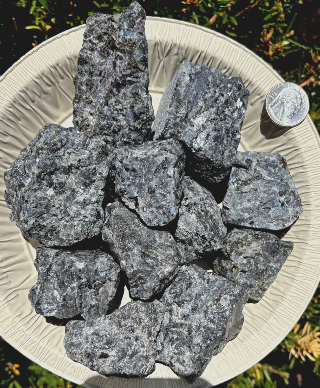 SEE VIDEO 2.5LB LOT FLASHY LARVIKITE LARVAKITE ROUGH SPECIMENS FLASH RAW LARGE-R