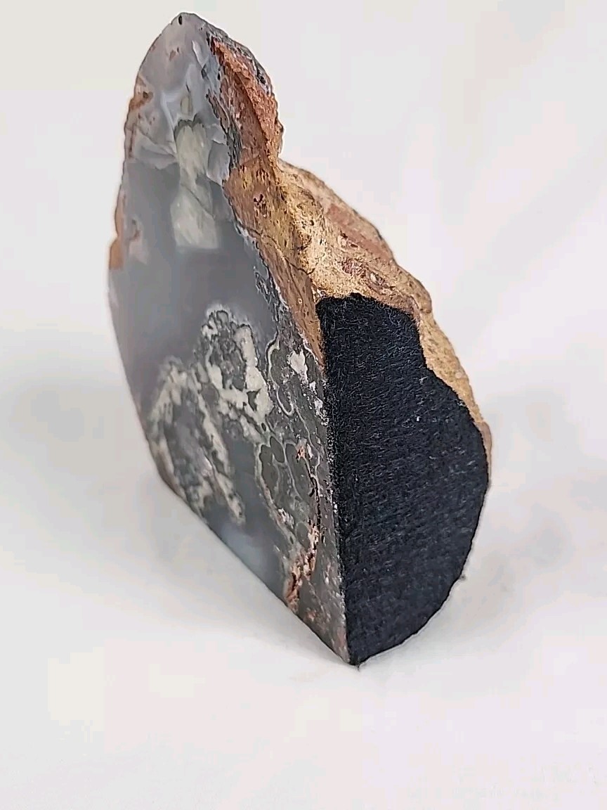 Agate Rock Paperweight Cut Polished Slice 5.25″ Height 1.41 Kg