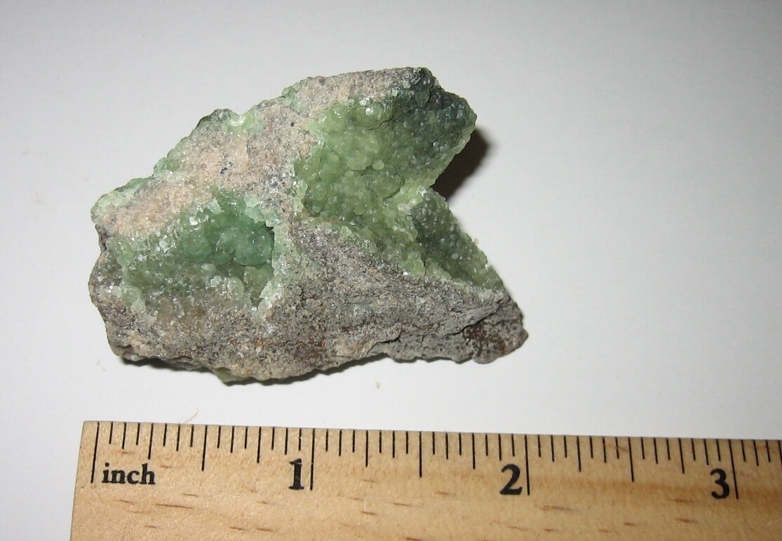 1.9″ BEAUTIFUL NATURAL ROUGH GREEN SMITHSONITE CRYSTAL CLUSTER AZ USA ~ 60.8g *1