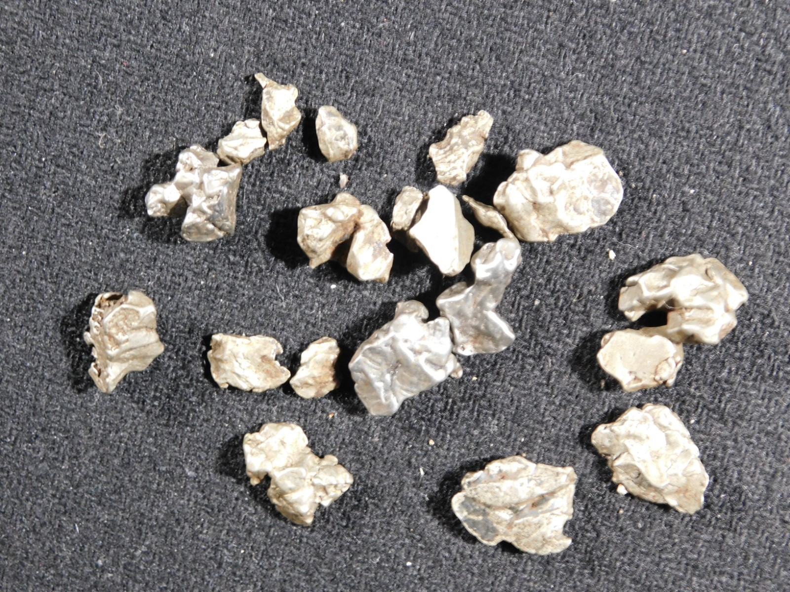 Big Lot of Little Campo Del Cielo METEORITES 100% Authentic Argentina 20.0gr