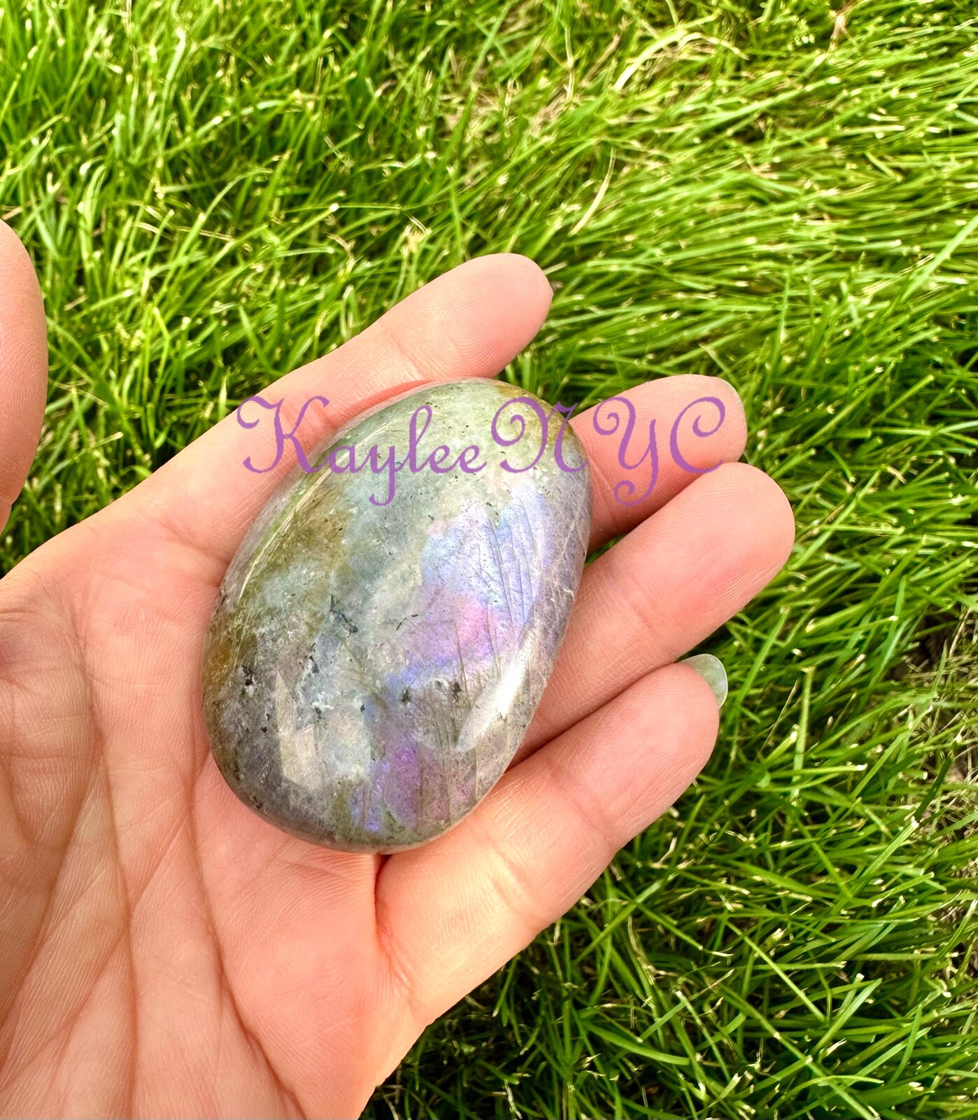 Wholesale 2 Lbs Lot Natural Sunset Labradorite Palm Stones Crystal Energy