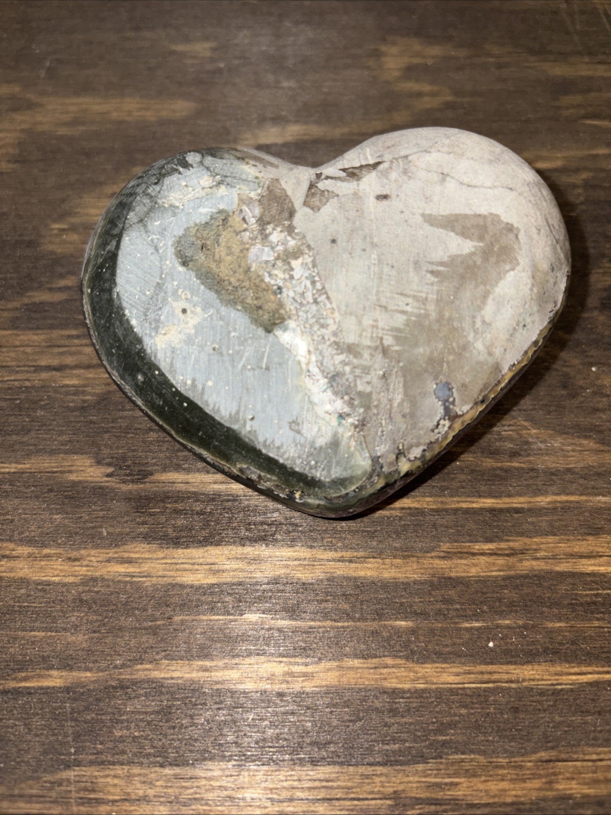 Geode Amethyst heart with Stand 3.75”
