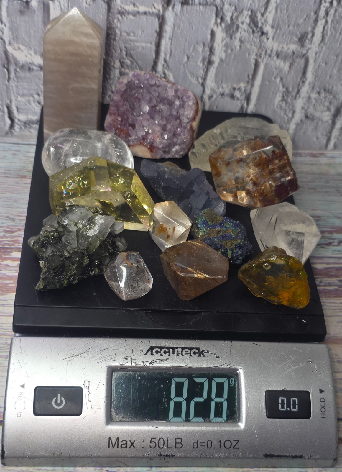 14-Piece Premium Crystal & Mineral Collection Top Quality AAA+++