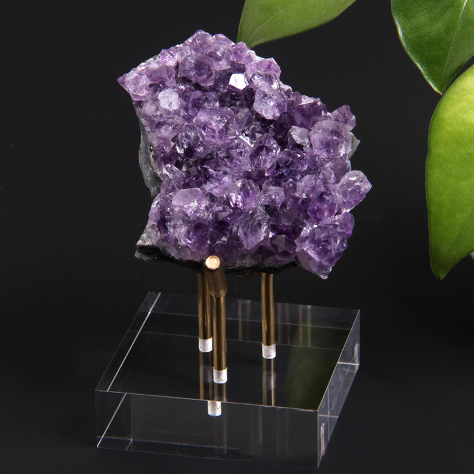 Acrylic Display Holder Display Easel Stand Support Rack Mineral for Ball Agate