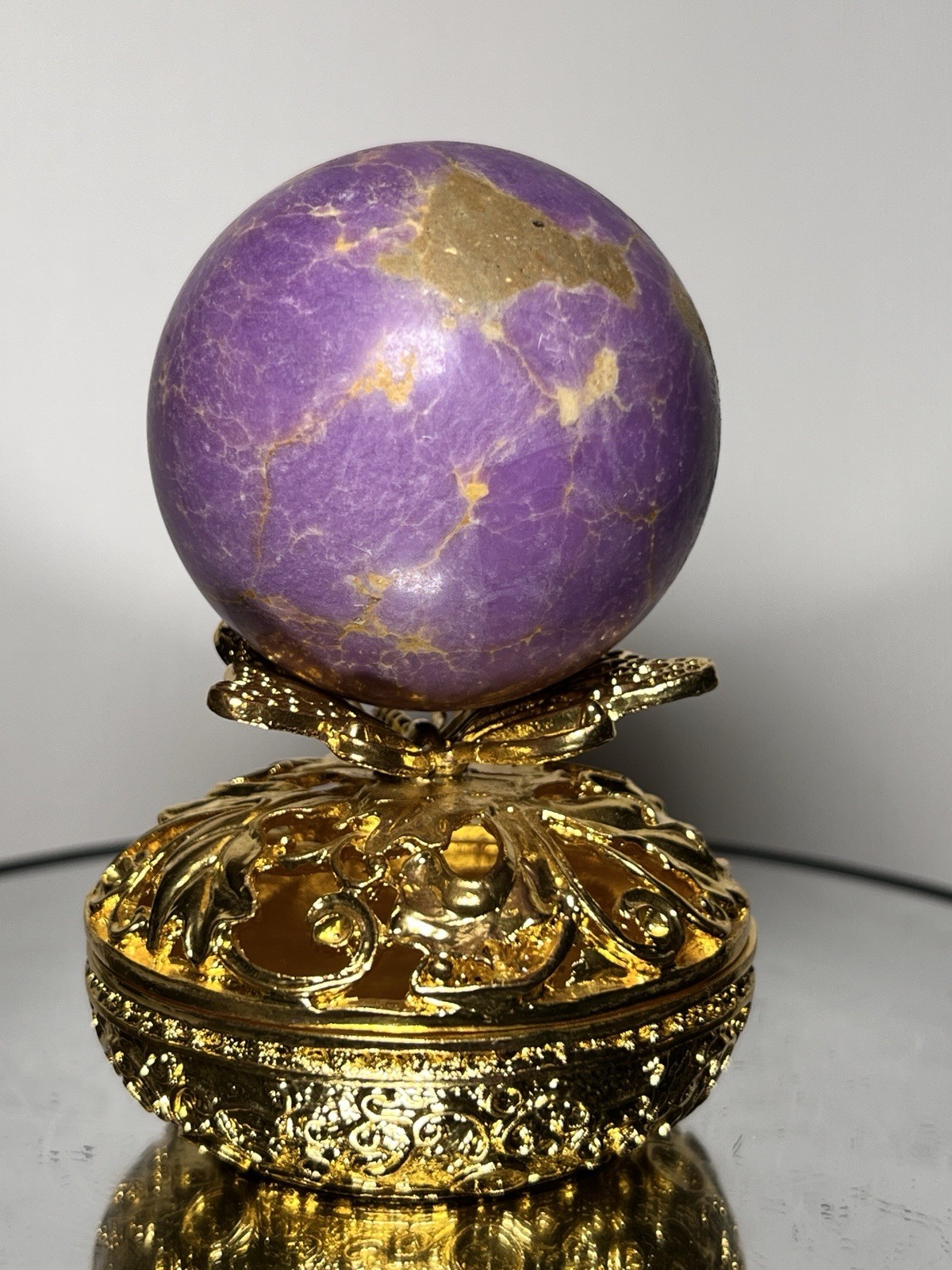 Phosphosiderite Sphere w/holder 57mm