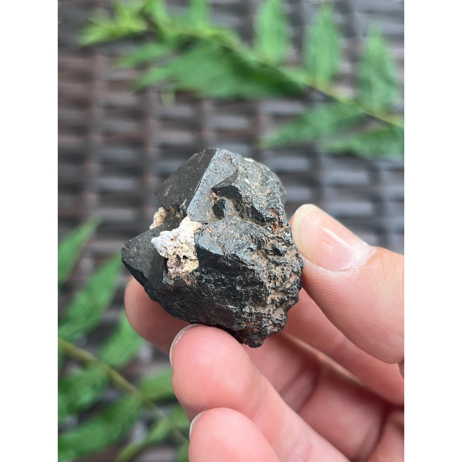 Raw Octahedral Magnetite Crystal Cluster from Utah | Natural Magnetite Specimen