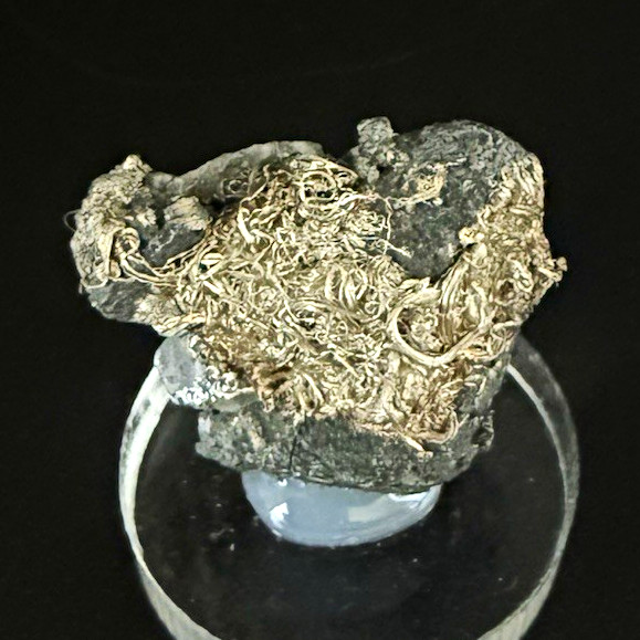 Native Wire Silver Specimen from Hongda Mine, China