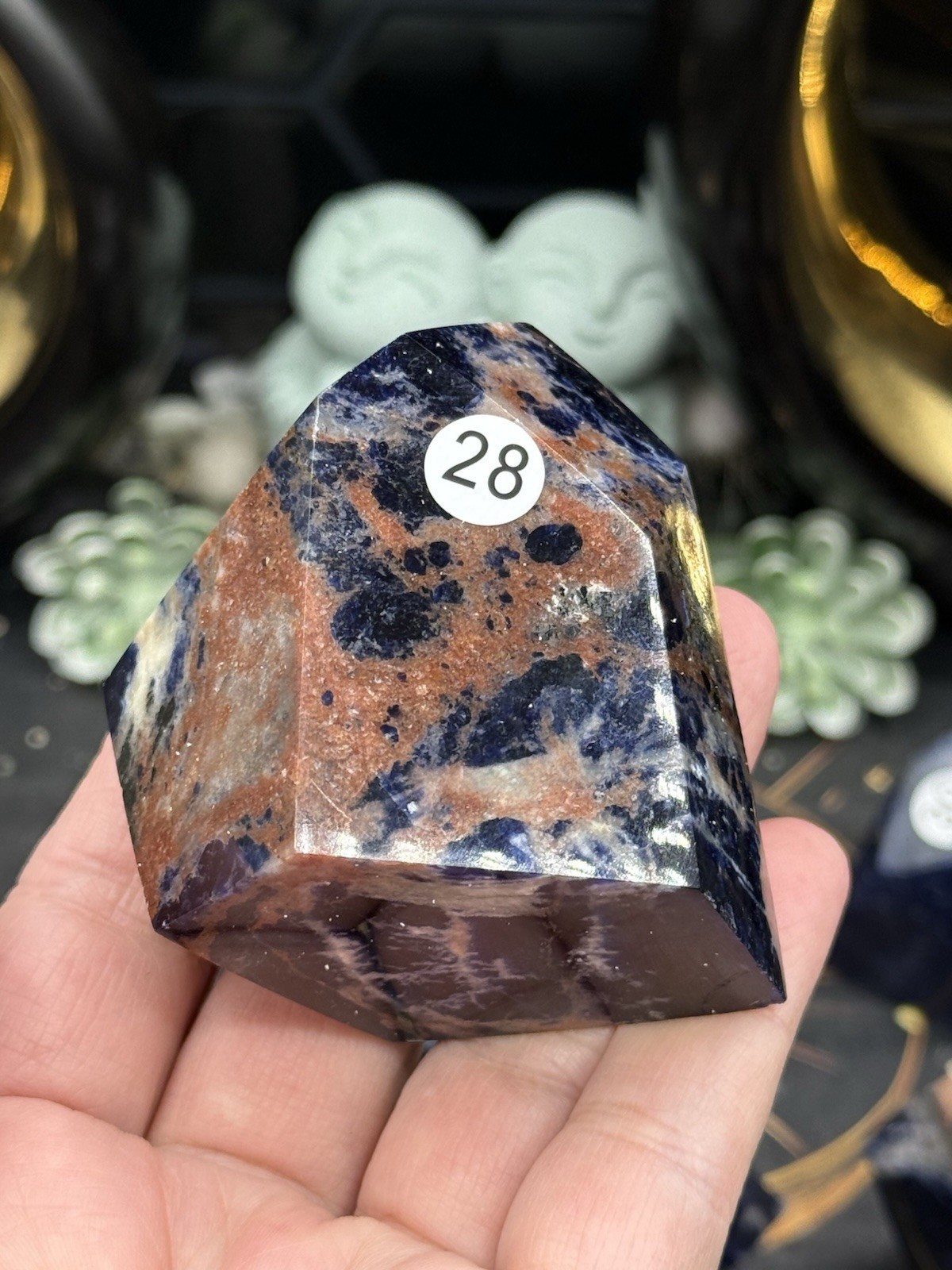 Natural Sodalite Freeform HQ Polish really nice! Free shipping