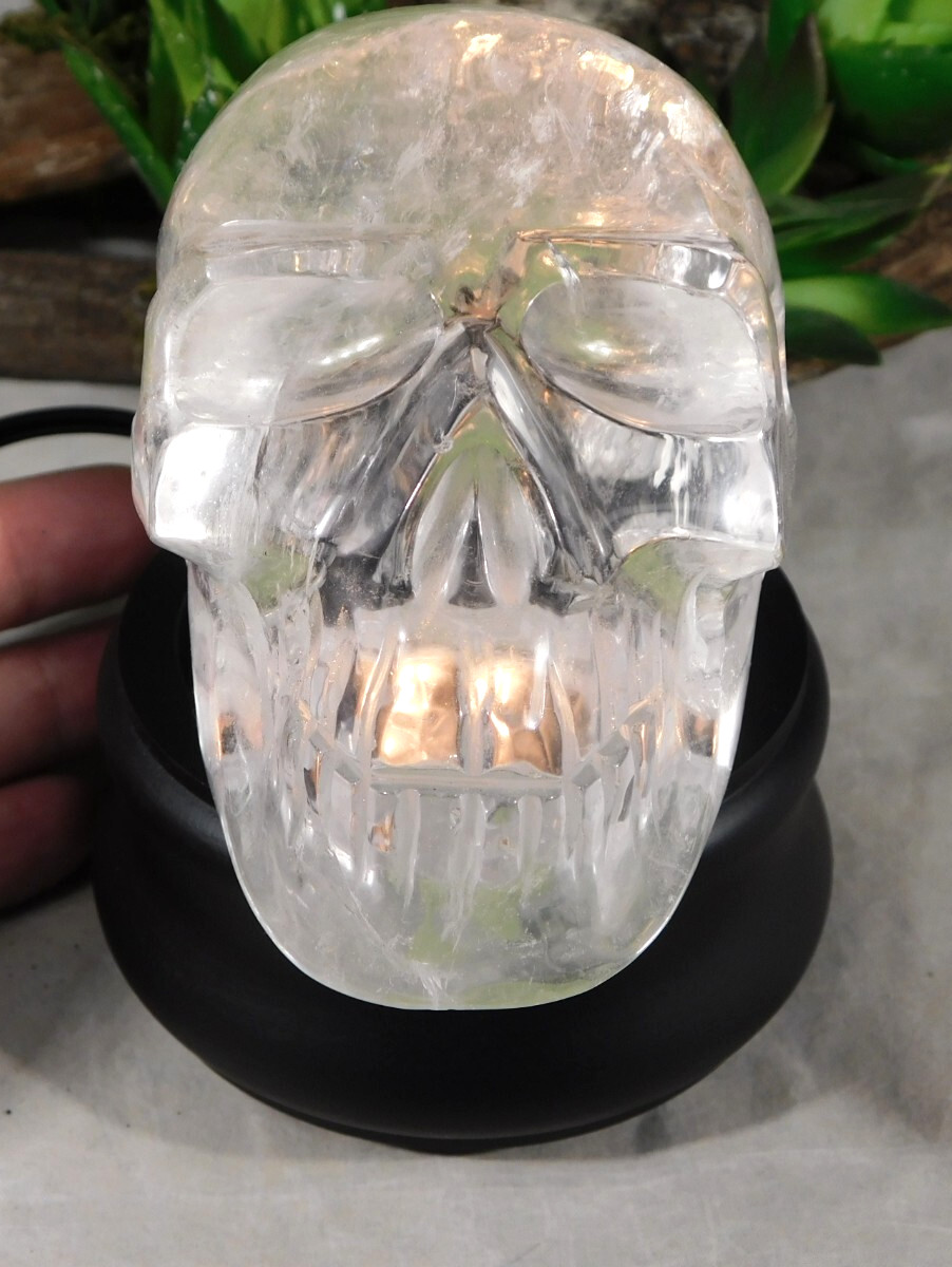 LIGHTED Display Stand Round Shape Black Color