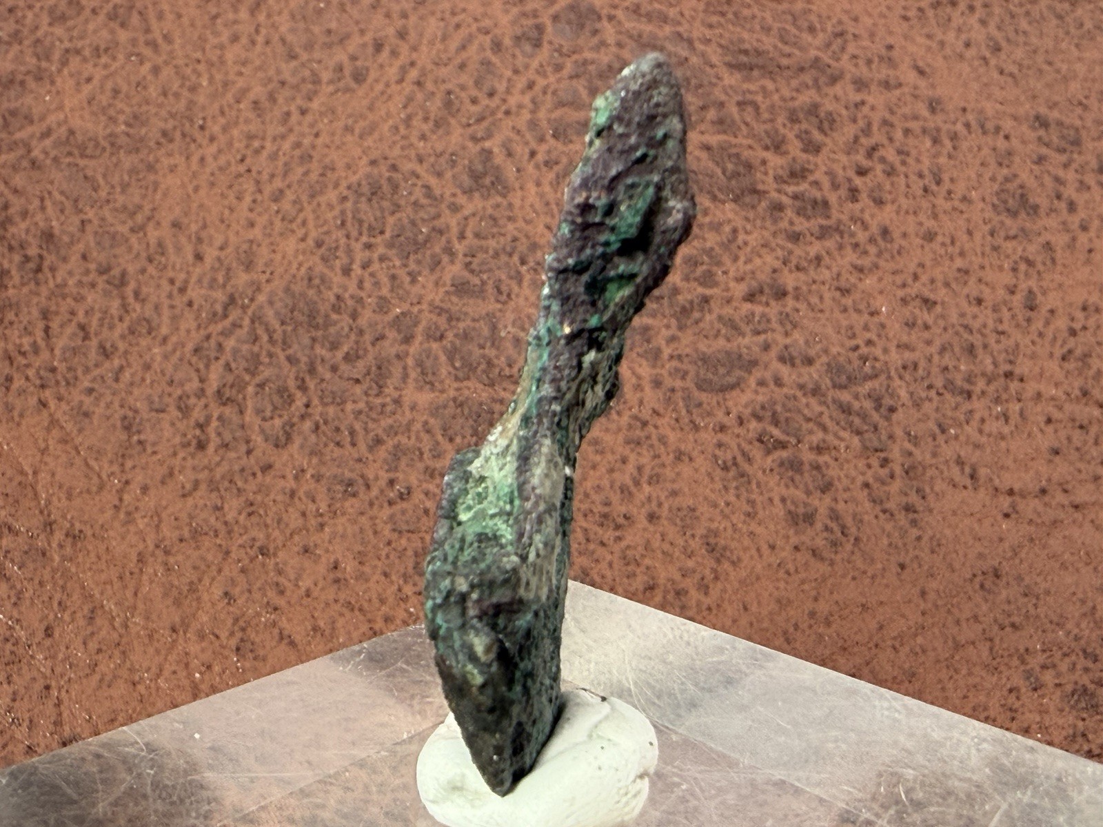 Natural Oxidized Green Glacial Float Copper with Buffed Finish, Michigan 16.1 g
